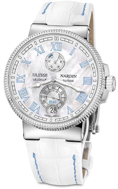 Ulysse Nardin Marine Chronometer Manufacture Ladies Replica Watch Price 1183-126B/430